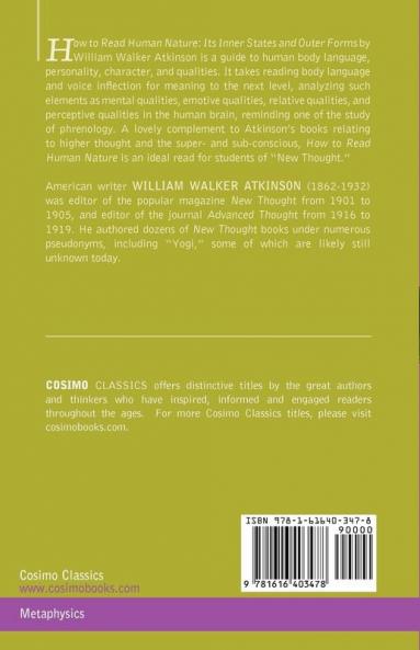 How to Read Human Nature: Its Inner States and Outer Forms