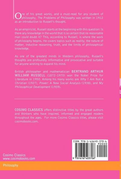 The Problems of Philosophy (Cosimo Classics)