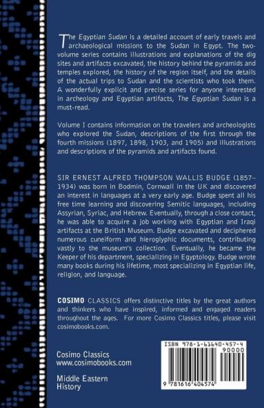 The Egyptian Sudan (in Two Volumes) Vol.I: Its History and Monuments: 1