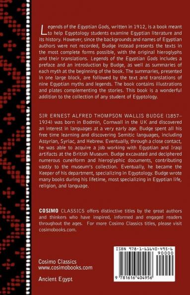 Legends of the Gods: The Egyptian Texts