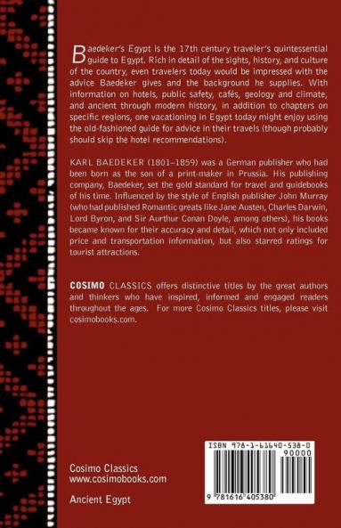 Baedeker's Egypt: Handbook for Travellers