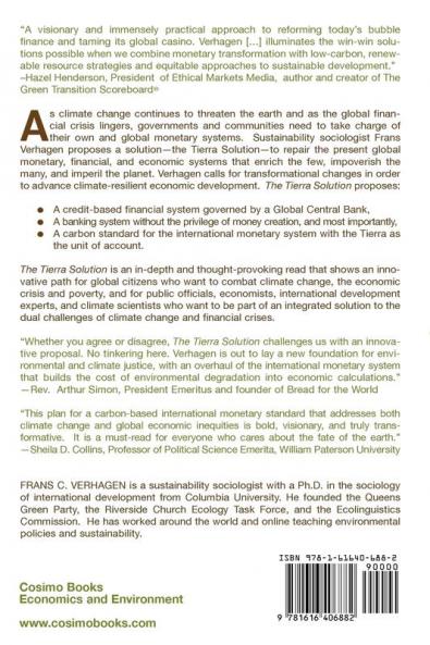 The Tierra Solution: Resolving Climate Change Through Monetary Transformation
