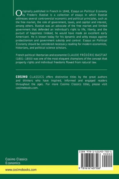 Essays on Political Economy