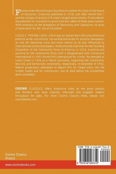 Revolutionary Socialism a Study in Socialist Reconstruction