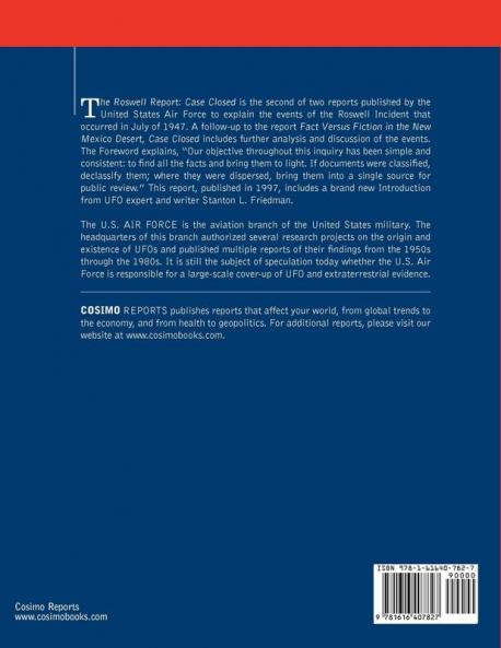 The Roswell Report: Case Closed