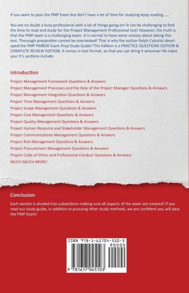 PMP Exam Prep - PMP PMBOK Crash Course Study Guide 2 Books In 1