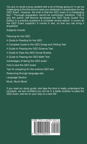 GED Study Guide! Practice Questions Edition & Complete Review Edition