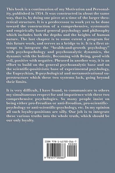 Toward a Psychology of Being