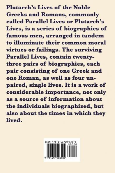 Lives of the Noble Grecians and Romans Vol. 1