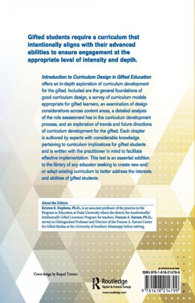 Introduction to Curriculum Design in Gifted Education