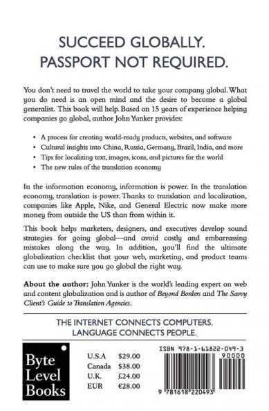 Think Outside the Country: A Guide to Going Global and Succeeding in the Translation Economy