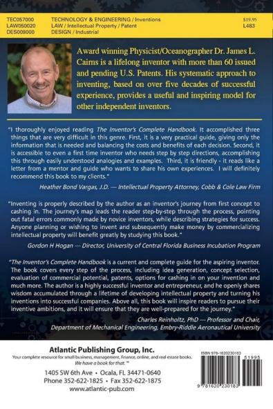 The Inventor's Complete Handbook How to Develop Patent and Commercialize Your Ideas