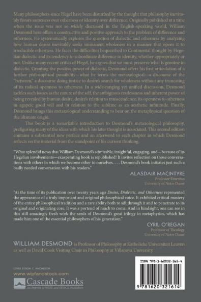 Desire Dialectic and Otherness: An Essay on Origins Second Edition