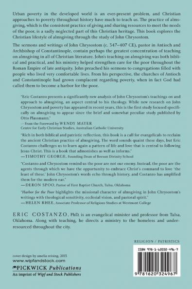 Harbor for the Poor: A Missiological Analysis of Almsgiving in the View and Practice of John Chrysostom