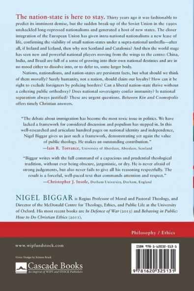 Between Kin and Cosmopolis: An Ethic of the Nation (Didsbury Lecture)