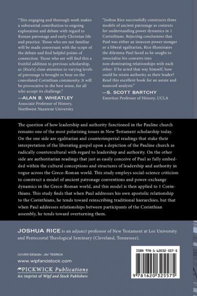 Paul and Patronage: The Dynamics of Power in 1 Corinthians
