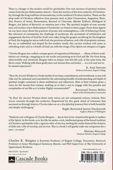 Hear the Ancient Wisdom: A Meditational Reader for the Whole Year from the Early Church Fathers Up to the Pre-Reformation