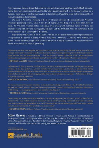 The Story of Narrative Preaching: Experience and Exposition: A Narrative