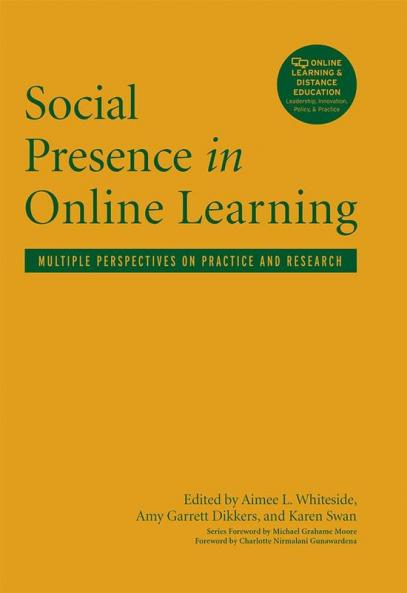 Social Presence in Online Learning