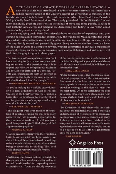 Reclaiming Our Roman Catholic Birthright
