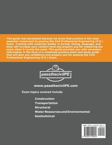 Pass the Civil Professional Engineering (P.E.) Exam Guide Book