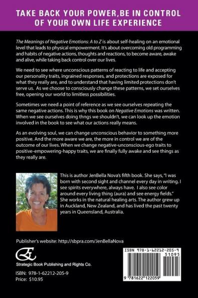 The Meanings of Negative Emotions: A to Z