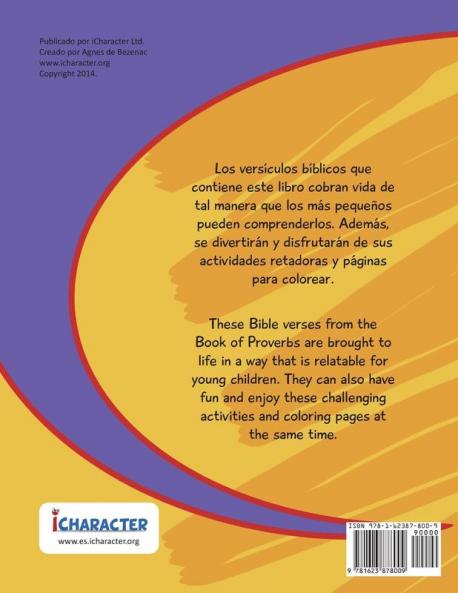 Proverbios Proverbs: Bilingual Coloring and Activity Book (Bible Chapters for Kids)