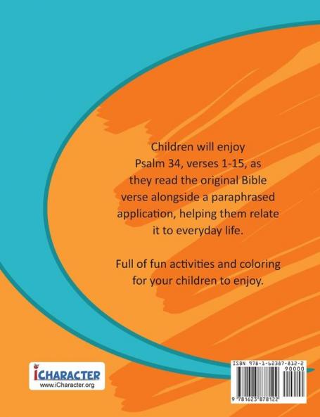 Psalm 34 Coloring and Activity Book
