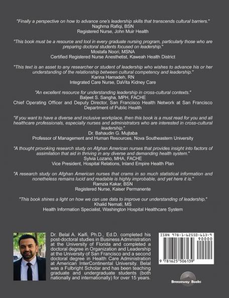 Health Care Administration: A Quantitative Research Study on Afghan American Nurses Leadership and Acculturation Factors