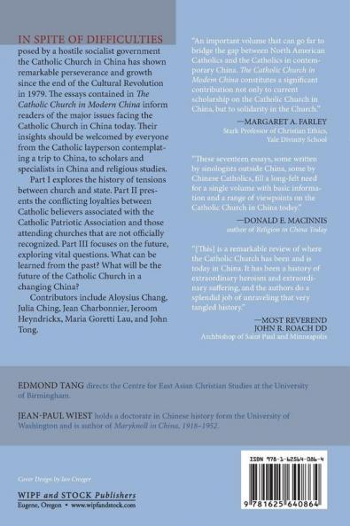 The Catholic Church in Modern China