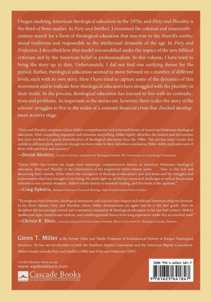 Piety and Plurality: Theological Education Since 1960