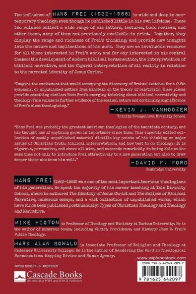 Reading Faithfully Volume 1: Writings from the Archives: Theology and Hermeneutics