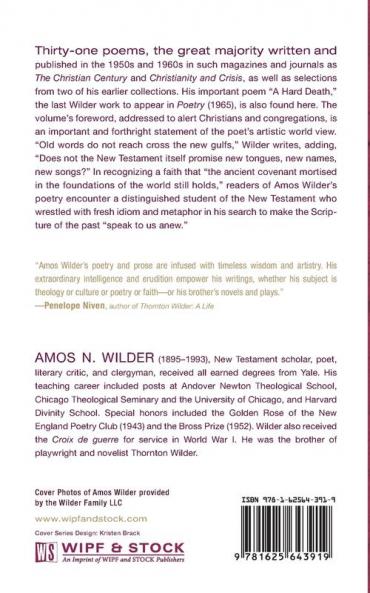 Grace Confounding (Amos Wilder Library)
