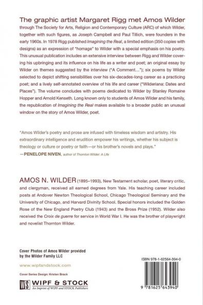 Imagining the Real (Amos Wilder Library)