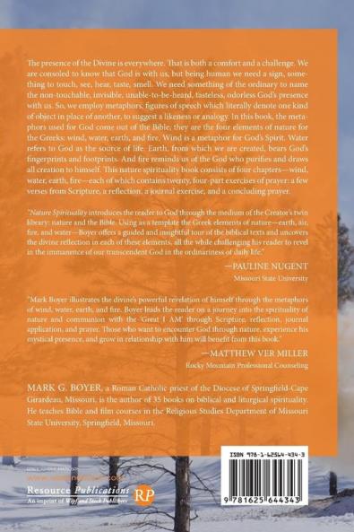 Nature Spirituality: Praying with Wind Water Earth Fire