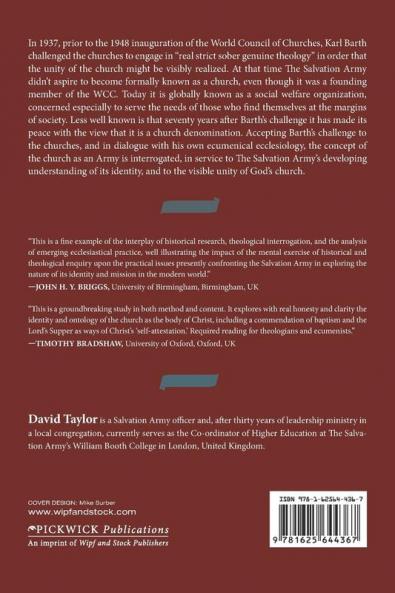 Like a Mighty Army?: The Salvation Army the Church and the Churches