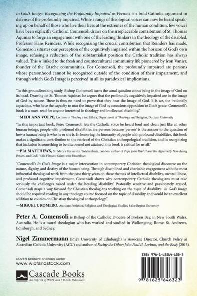 In God's Image: Recognizing the Profoundly Impaired as Persons