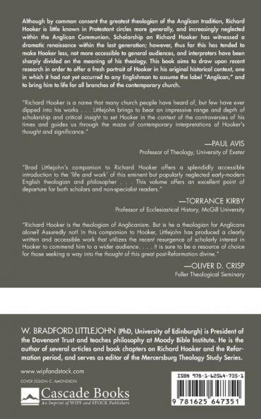 Richard Hooker: A Companion to His Life and Work (Cascade Companions)