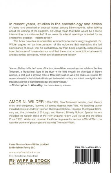 Eschatology and Ethics in the Teaching of Jesus: Second Edition (Amos Wilder Library)