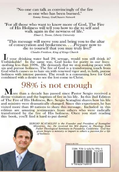 The Fire of His Holiness: Prepare Yourself to Enter God's Presence