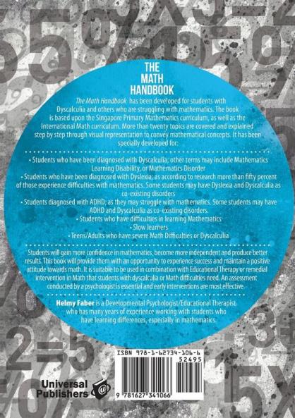 The Math Handbook for Students with Math Difficulties Dyscalculia Dyslexia or ADHD