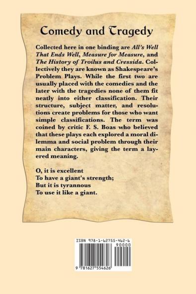 Shakespeare's Problem Plays