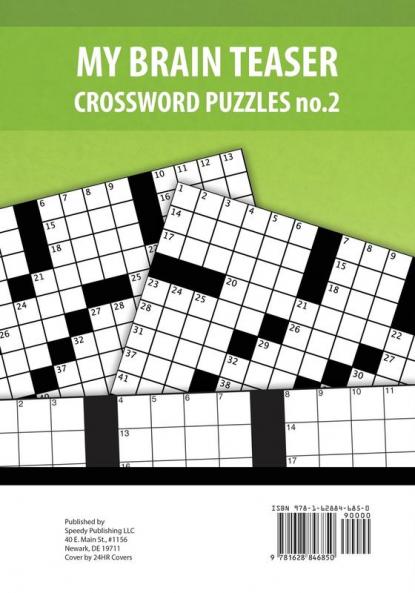 My Brain Teaser Crossword Puzzle No.2