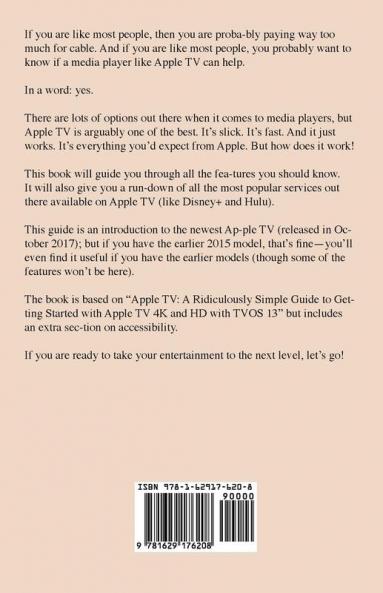 Apple TV For Seniors: Getting Started With Apple TV 4K and HD With TVOS 13