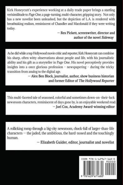 Page One: A Novel of Love Lust and Lost Souls in an L.A. Newsroom