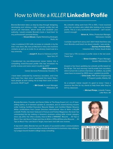 How to Write a KILLER LinkedIn Profile... And 18 Mistakes to Avoid: Updated for 2022 (16th Edition)