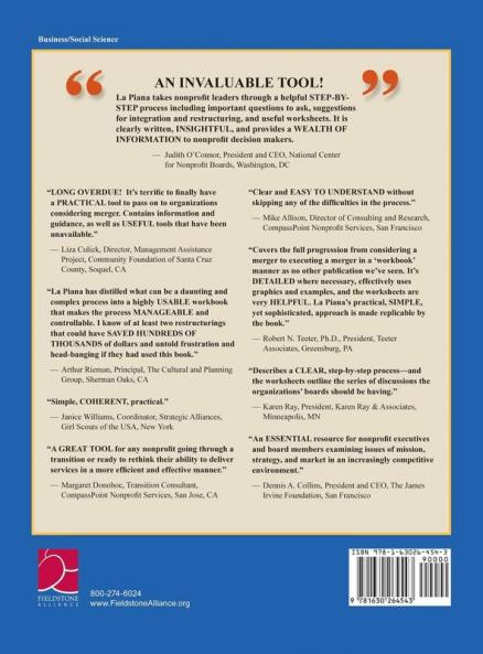 The Nonprofit Mergers Workbook Part I