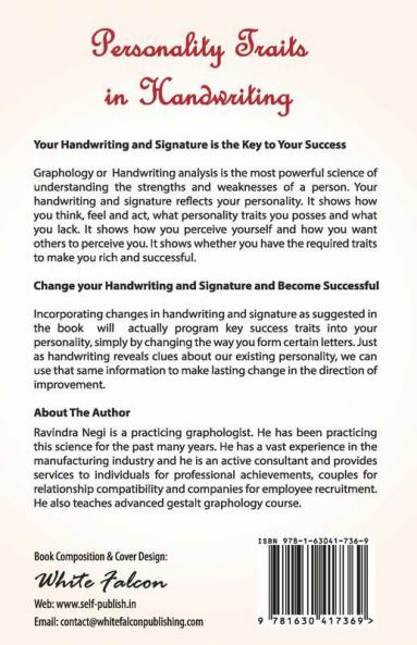 Personality Traits in Handwriting