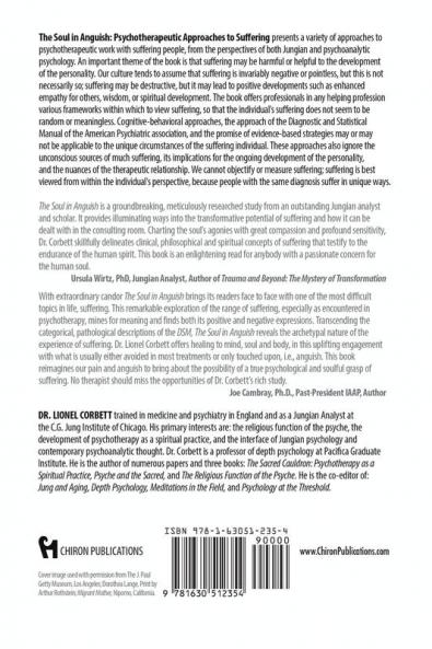 The Soul in Anguish: Psychotherapeutic Approaches to Suffering