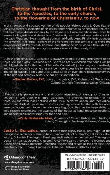 A History of Christian Thought in One Volume